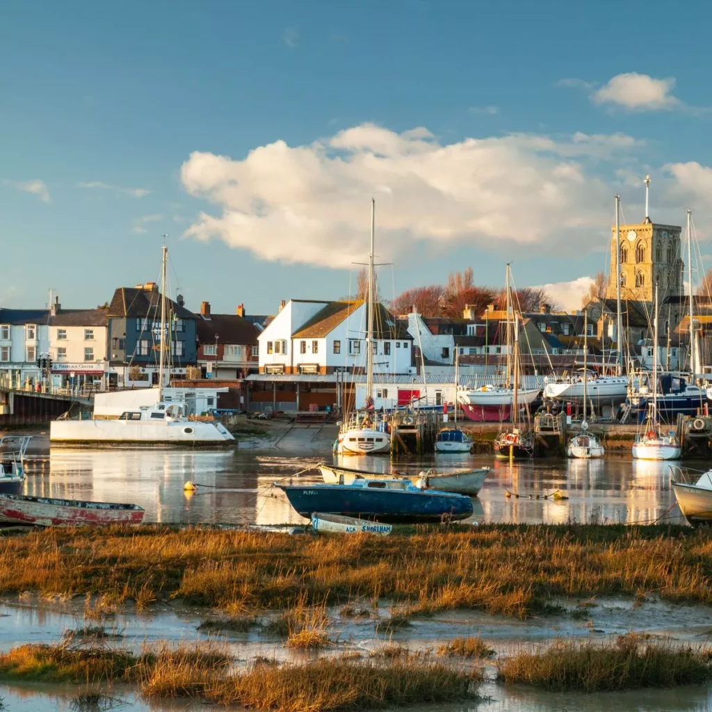 Shoreham habour in adur district