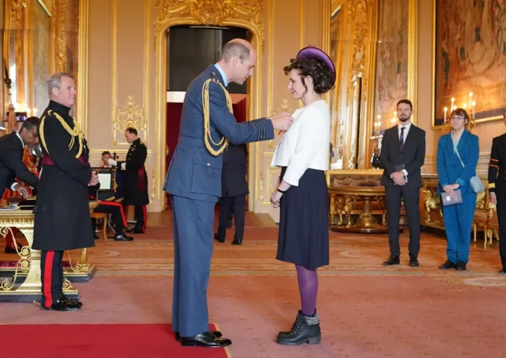 Carers Support Trustee receives an MBE from Prince William