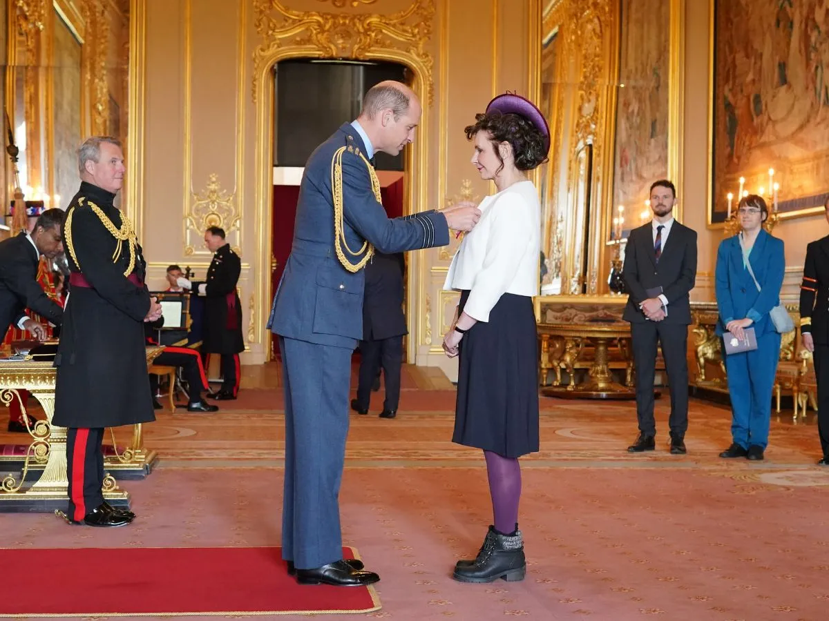 Carers Support Trustee receives an MBE from Prince William