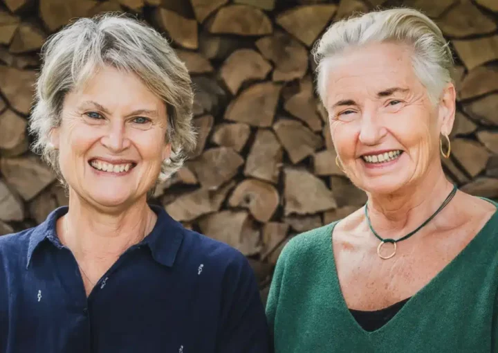 The founders of tapestry day club smiling at the camera