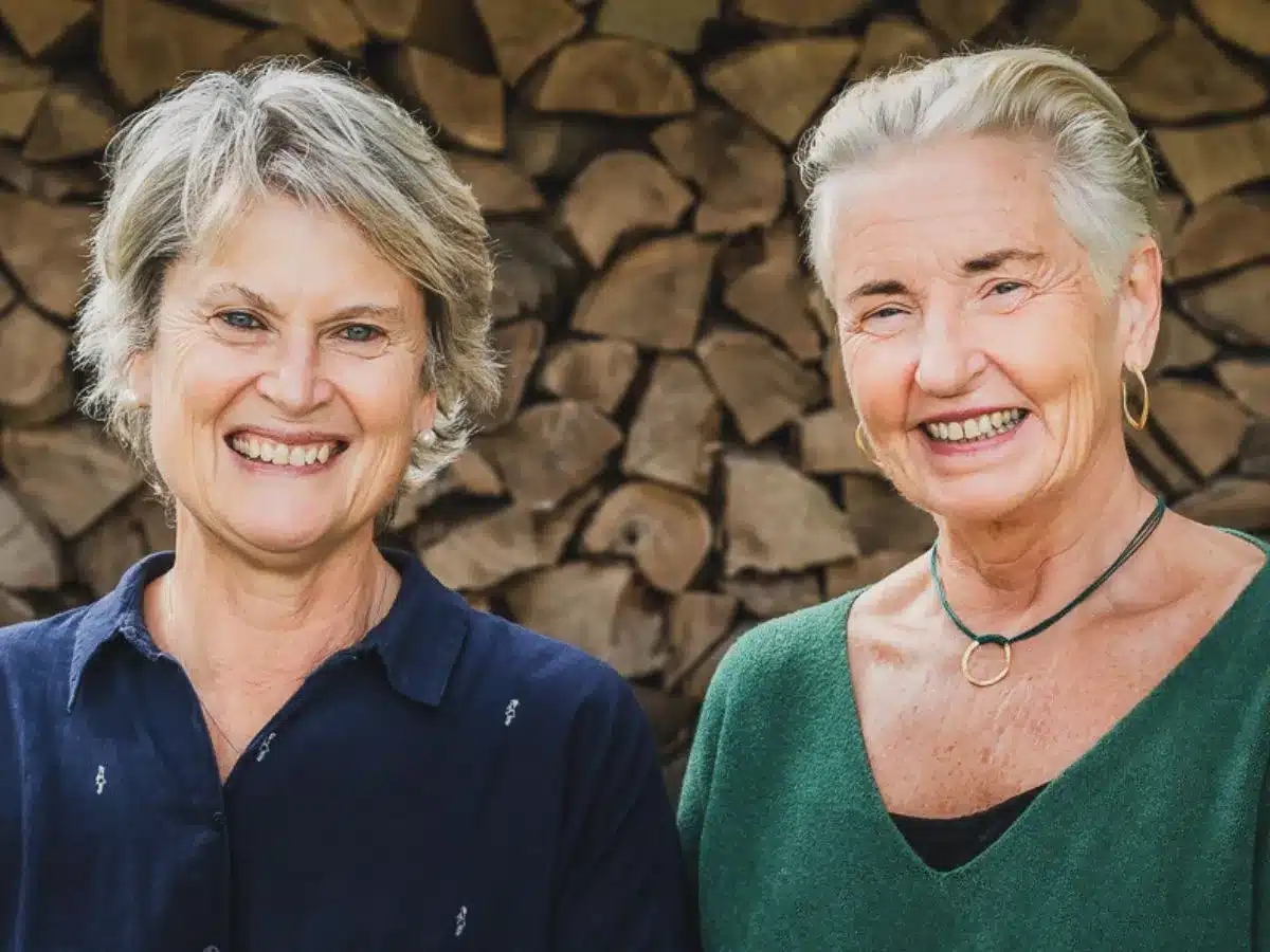 The founders of tapestry day club smiling at the camera