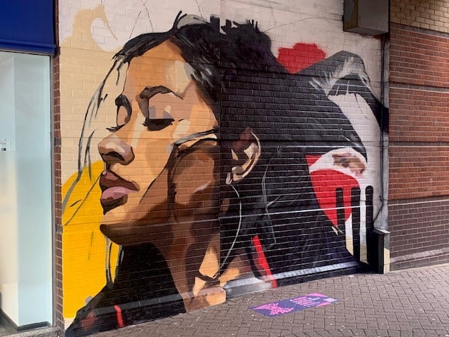 Graffiti of a woman