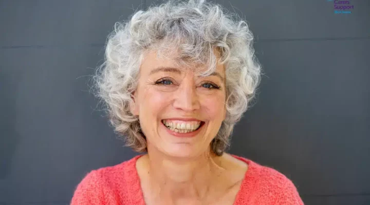 woman smiling