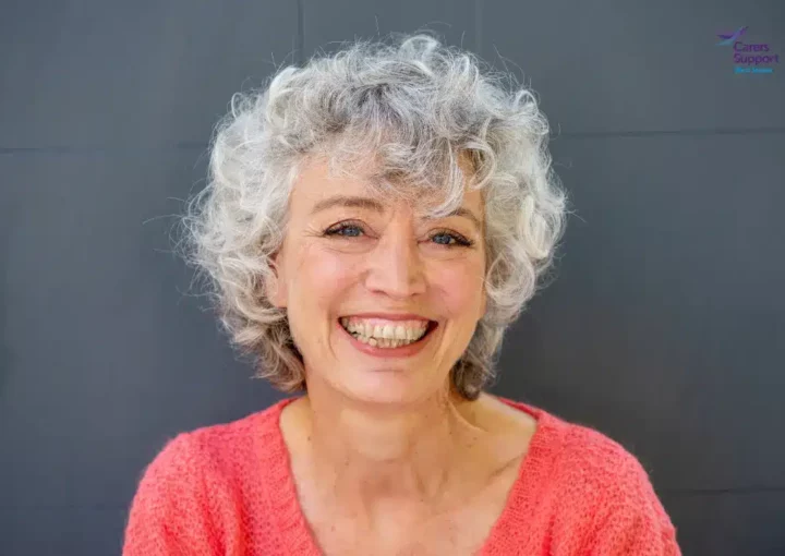woman smiling