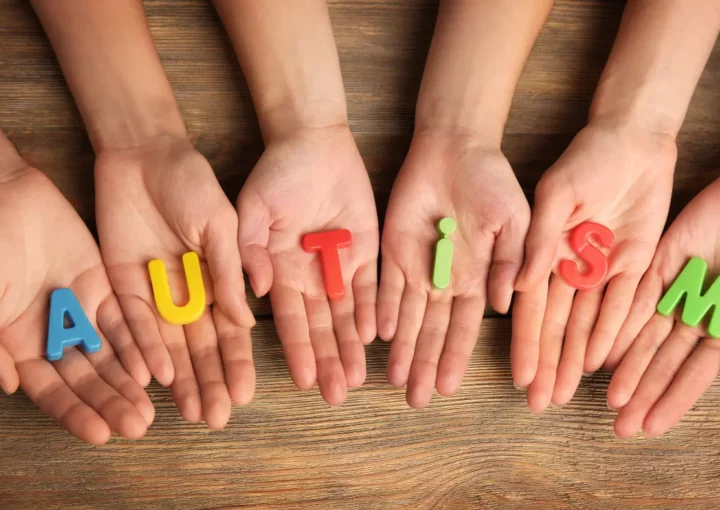 Hands spelling autism